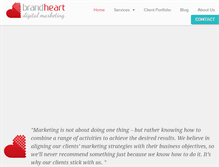 Tablet Screenshot of brand-heart.co.za